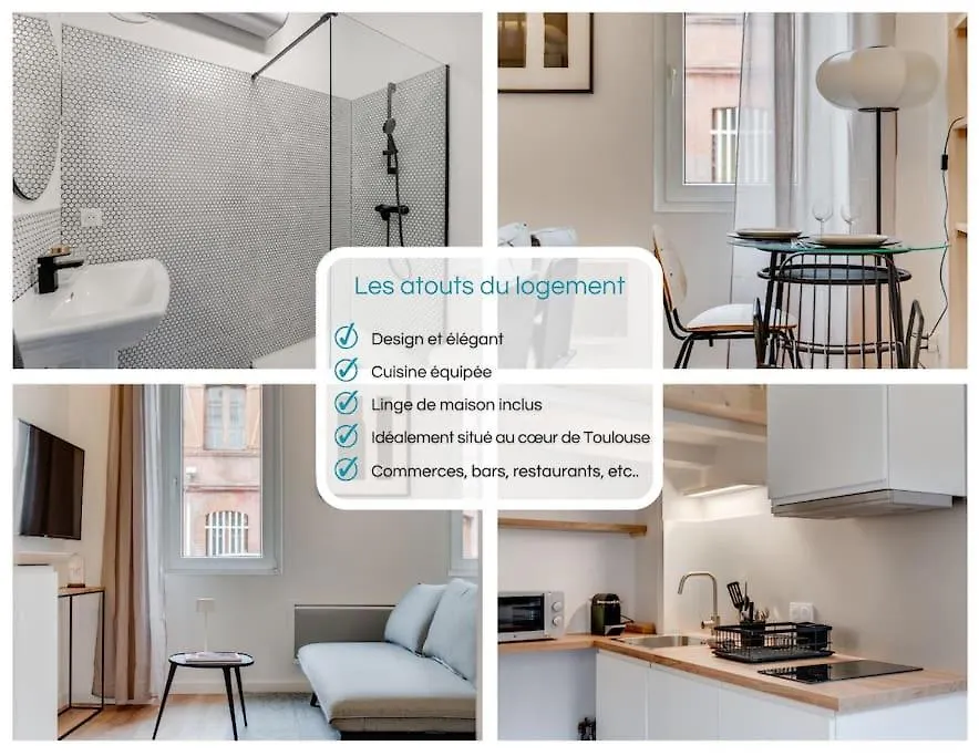Ღ Le Cocon De St Aubin - Suite Au Coeur De Toulouse 0*,